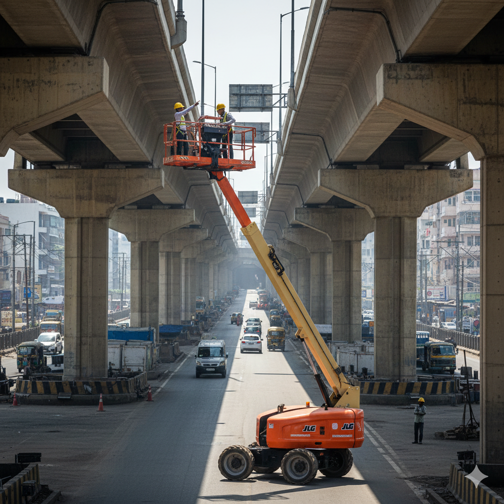 Platform used for events lighting and camera